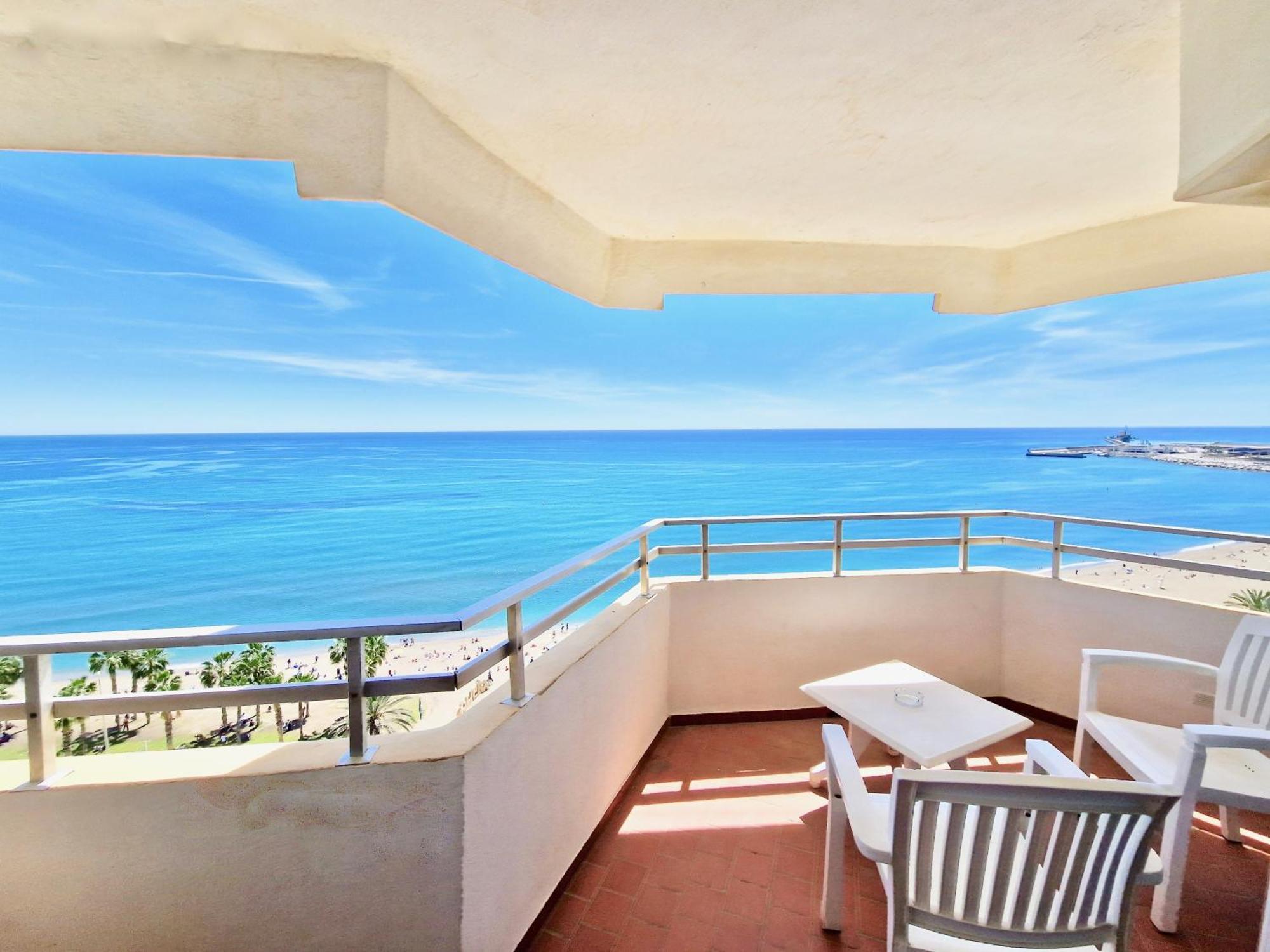 Sr Malagueta Beach Front Wonderful Sea View Málaga Dış mekan fotoğraf