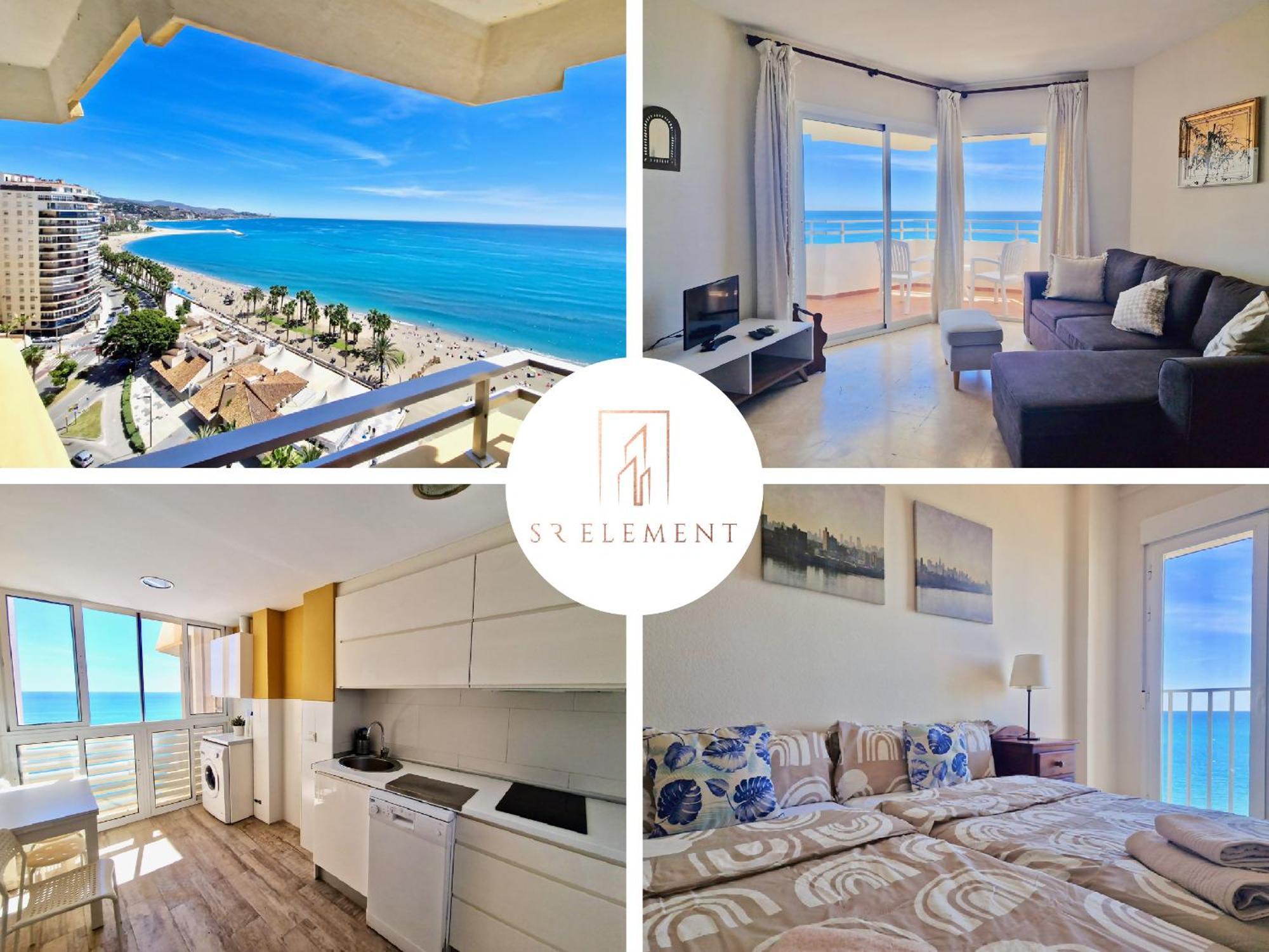 Sr Malagueta Beach Front Wonderful Sea View Málaga Dış mekan fotoğraf